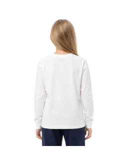Koszulka dla dziewczynki longsleeve 4f f460 biała 4fjwmm00tlonf460 10s 2