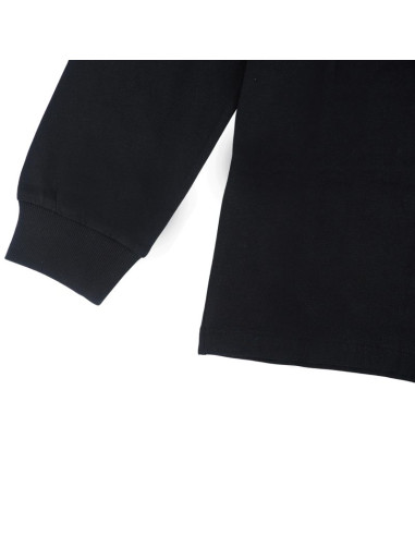 Koszulka dla dziewczynki longsleeve 4f f460 głęboka czerń 4fjwmm00tlonf460 20s