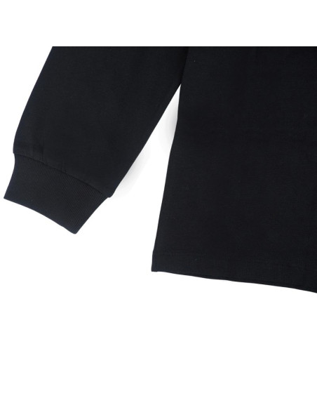 Koszulka dla dziewczynki longsleeve 4f f460 głęboka czerń 4fjwmm00tlonf460 20s