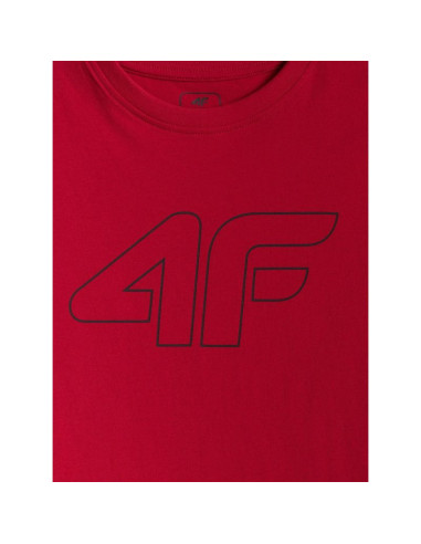 T-shirt regular z nadrukiem chłopięcy 4f 4fjrss26ttshm3599-10s