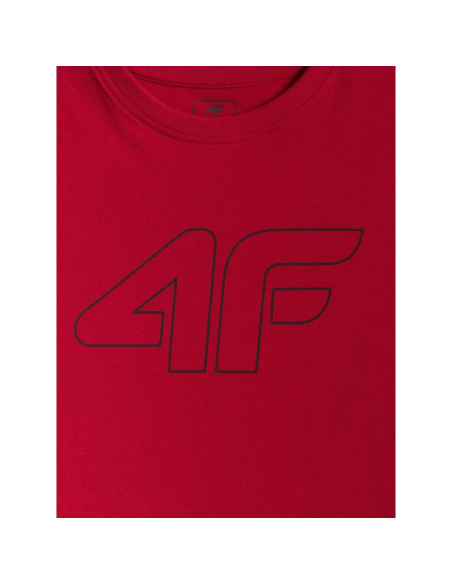 T-shirt regular z nadrukiem chłopięcy 4f 4fjrss26ttshm3599-10s