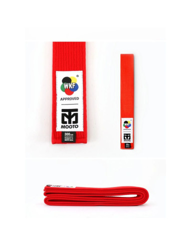 Czerwony pas do kimona - mtx karate wkf | mooto