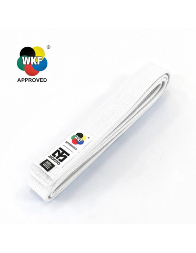 Biały pas do kimona - mtx karate wkf | mooto