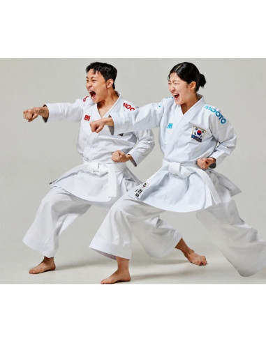 Biały pas do kimona - mtx karate wkf | mooto