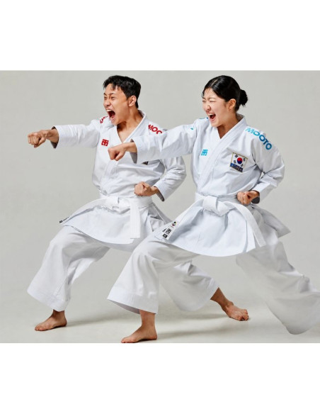 Biały pas do kimona - mtx karate wkf | mooto