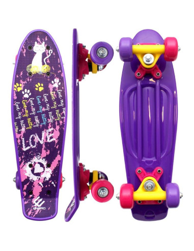 Deskorolka plastikowa enero mini love kitty