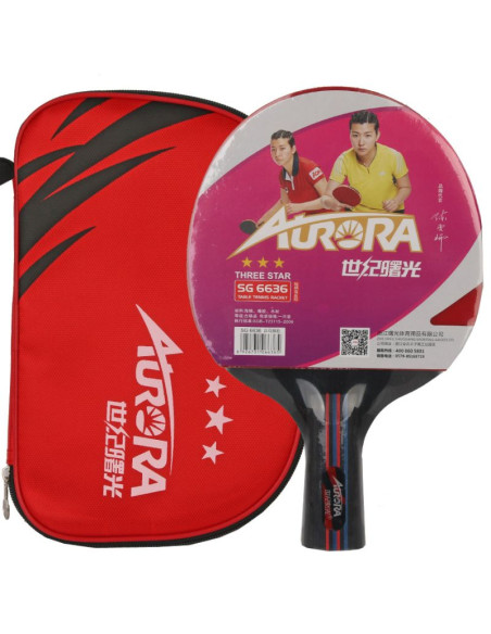 Rakietka do p-ponga aurora 3* sg6636 short