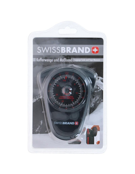 Waga bagażowa z miarką max 32kg swissbrand