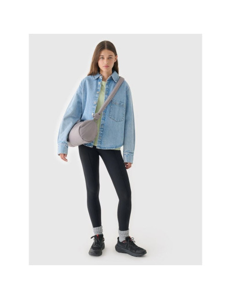 T-shirt oversize z nadrukiem damski 4f 4fraw24ttshf2583-44s