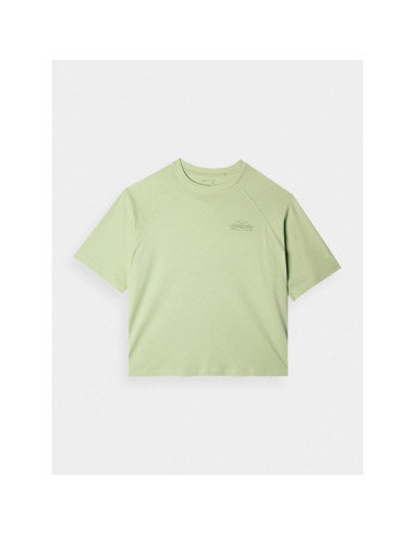 T-shirt oversize z nadrukiem damski 4f 4fraw24ttshf2583-44s