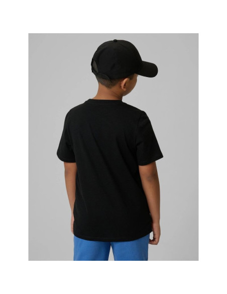 T-shirt regular z nadrukiem chłopięcy 4f 4fjrss26ttshm3599-10s