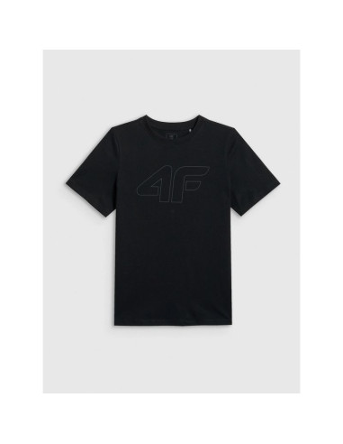 T-shirt regular z nadrukiem chłopięcy 4f 4fjrss26ttshm3599-10s