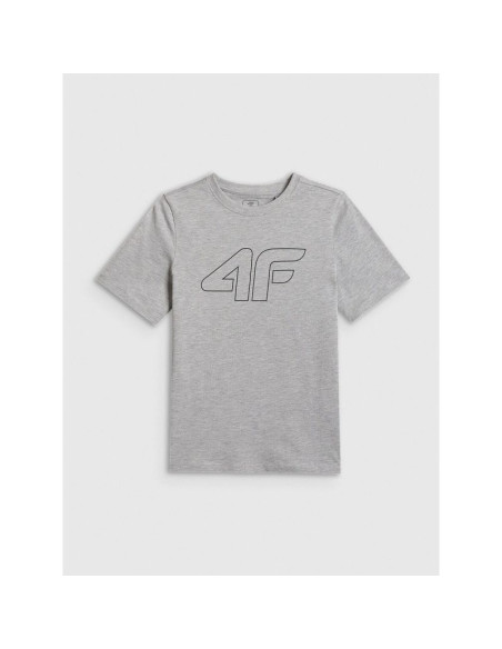 T-shirt regular z nadrukiem chłopięcy 4f 4fjrss26ttshm3599-10s