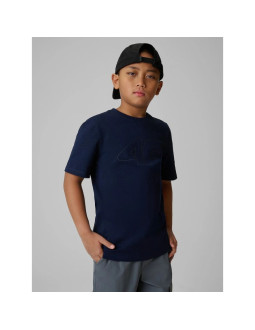 T-shirt regular z nadrukiem chłopięcy 4f 4fjrss26ttshm3599-10s
