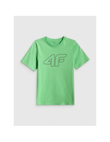 T-shirt regular z nadrukiem chłopięcy 4f 4fjrss26ttshm3599-10s