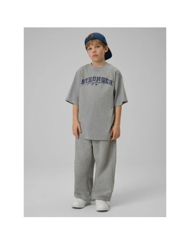 T-shirt loose z nadrukiem chłopięcy 4f 4fjrss26ttshm3465-27m