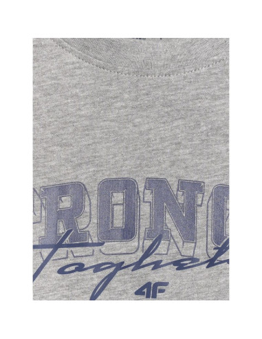 T-shirt loose z nadrukiem chłopięcy 4f 4fjrss26ttshm3465-27m