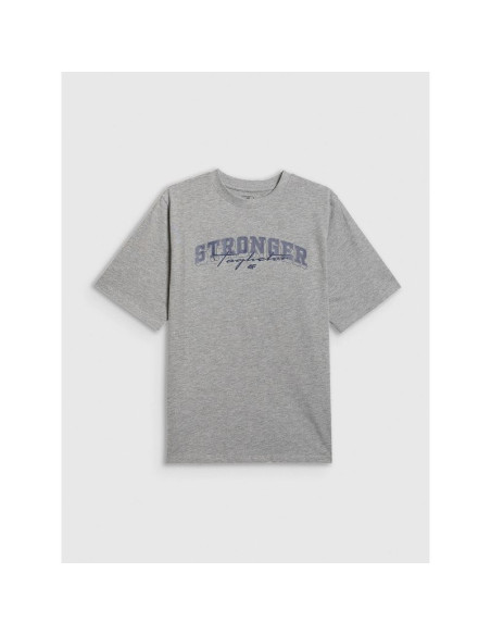 T-shirt loose z nadrukiem chłopięcy 4f 4fjrss26ttshm3465-27m