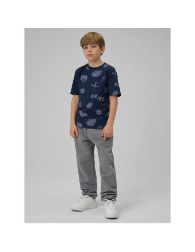 T-shirt regular z nadrukiem chłopięcy 4f 4fjrss26ttshm3466-31a