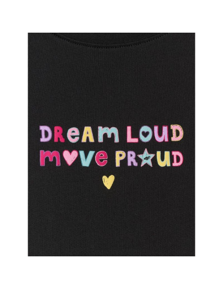T-shirt loose z nadrukiem dziewczęcy 4f 4fjrss26ttshf4137-20s