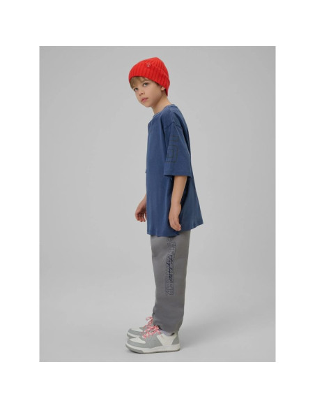 T-shirt loose z nadrukiem chłopięcy 4f 4fjrss26ttshm3467-31s