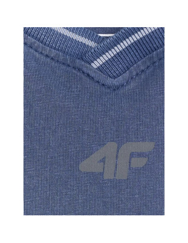 T-shirt loose z nadrukiem chłopięcy 4f 4fjrss26ttshm3467-31s