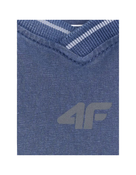 T-shirt loose z nadrukiem chłopięcy 4f 4fjrss26ttshm3467-31s