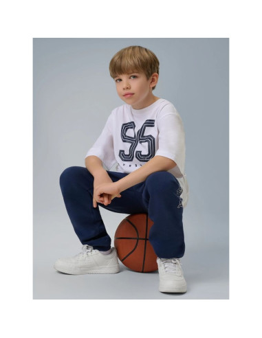 T-shirt loose z nadrukiem chłopięcy 4f 4fjrss26ttshm3786-10s