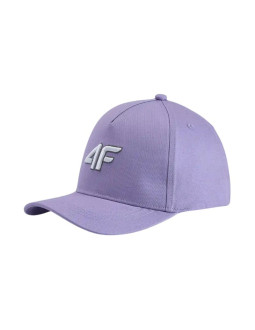 Czapka z daszkiem dla dzieci 4f u547 fioletowa 4fjwss26acabu547 51s