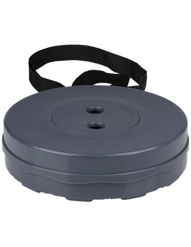 Krzesło wędkarskie turystyczne taboret składany szary  śr 25cm wys45,3cm