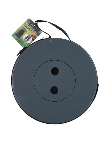 Krzesło wędkarskie turystyczne taboret składany szary  śr 25cm wys45,3cm