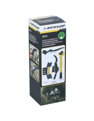 Zestaw do czyszczenia roweru 4 elementy dunlop