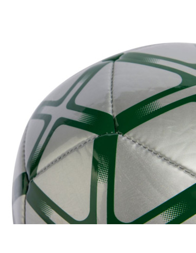 Piłka nożna adidas starlancer mini srebrno-zielona jw1363