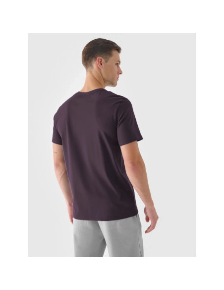 T-shirt bewełniany męski 4f 4fwss26ttshm4484-50s