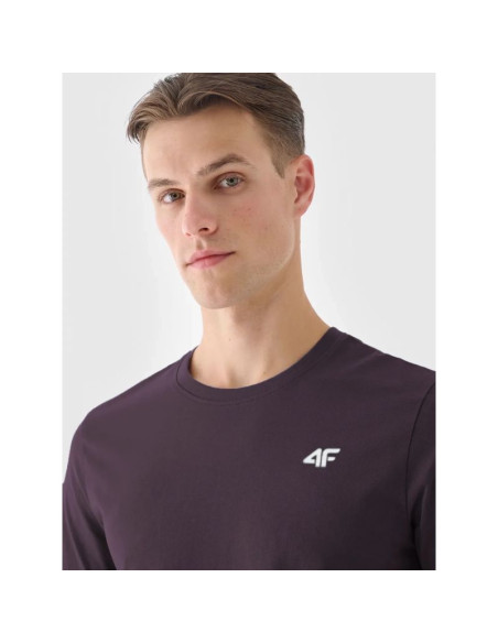 T-shirt bewełniany męski 4f 4fwss26ttshm4484-50s