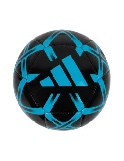 Piłka nożna adidas starlancer mini czarno-niebieska jw1362