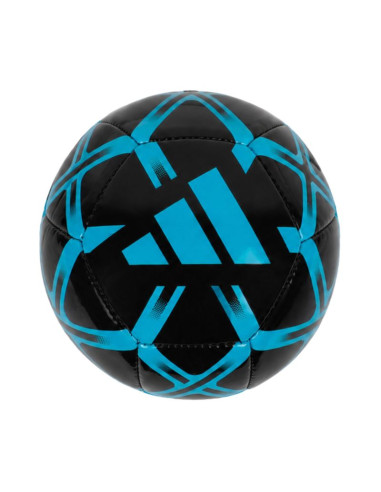 Piłka nożna adidas starlancer mini czarno-niebieska jw1362