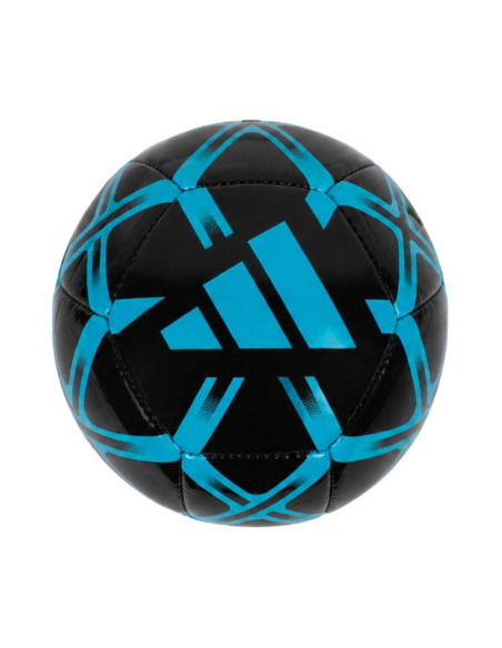 Piłka nożna adidas starlancer mini czarno-niebieska jw1362