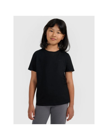 T-shirt regular gładki dziewczęcy 4f 4fjrmm00ttshf3231-20s
