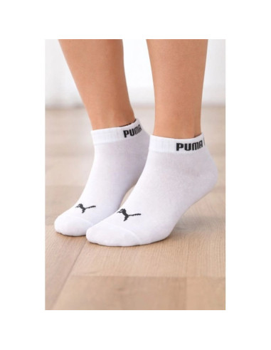 Puma skarpetki unisex 3-pak za kostkę bawełniane białe wygodne
