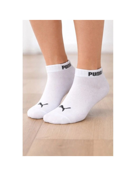 Puma skarpetki unisex 3-pak za kostkę bawełniane białe wygodne