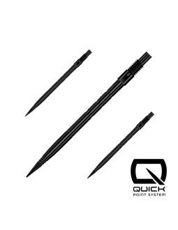 Końcówki stalowe ostre harrows quick point - micro ridge black