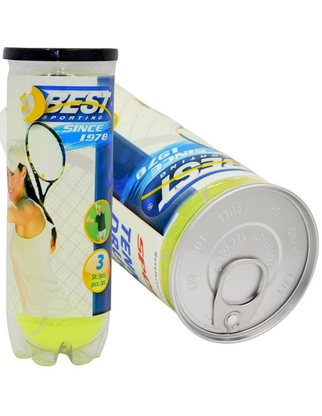 Piłki tenis ziemny kpl.3 szt best sporting