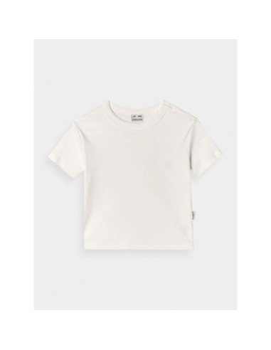 T-shirt gładki dziewczęcy 4f 4fjrss24ttshf2053-11s