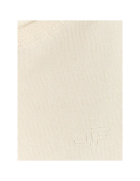 T-shirt regular gładki dziewczęcy 4f 4fjrss26ttshf3554-12s