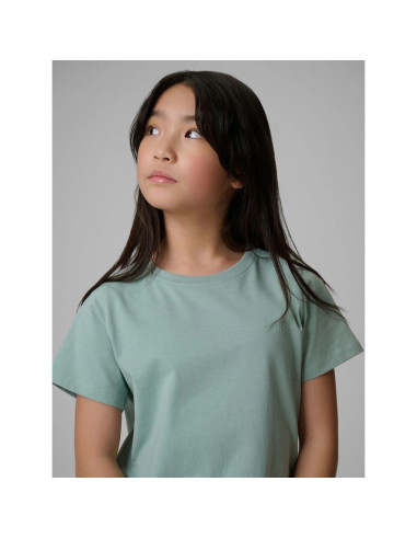 T-shirt regular gładki dziewczęcy 4f 4fjrss26ttshf3554-12s
