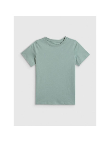 T-shirt regular gładki dziewczęcy 4f 4fjrss26ttshf3554-12s