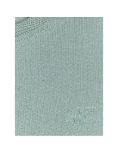 T-shirt regular gładki dziewczęcy 4f 4fjrss26ttshf3554-12s