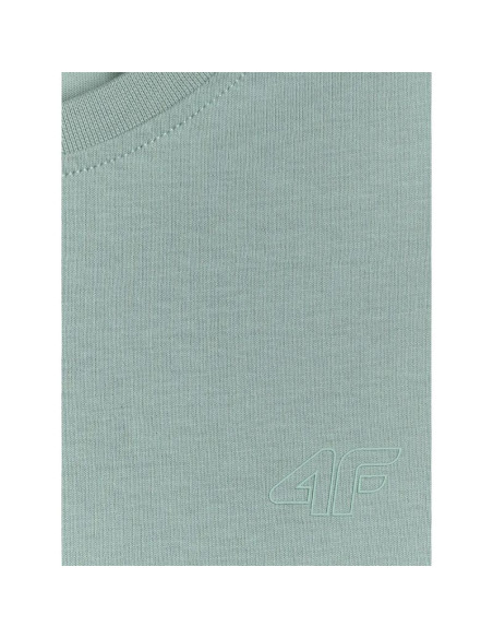 T-shirt regular gładki dziewczęcy 4f 4fjrss26ttshf3554-12s