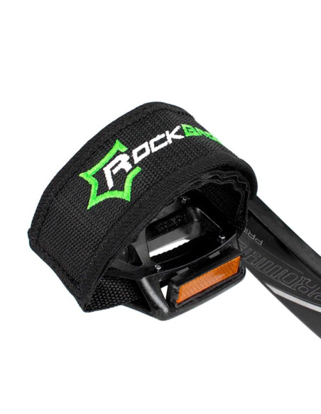 Paski do pedałów rowerowych rockbros gzt1001bk 2 szt. - czarne